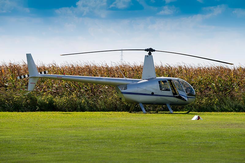 Wet Spreading Helicopter in Utah