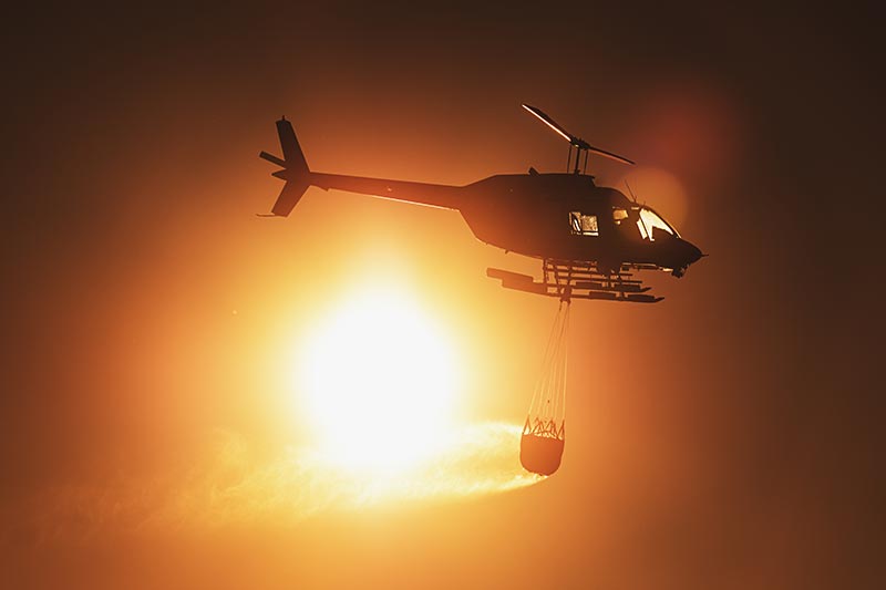 Firefighting Helicopter in Utah